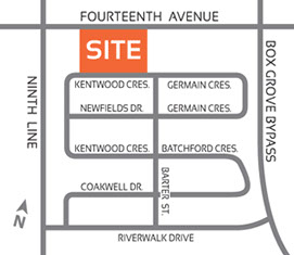 Manorwoods - Site Location Keymap